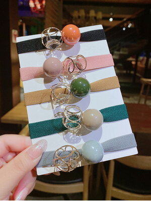 RUB-003 ยางรัดผมแฟชั่นสไตล์เกาหลี (มี 4 สีให้เลือก)