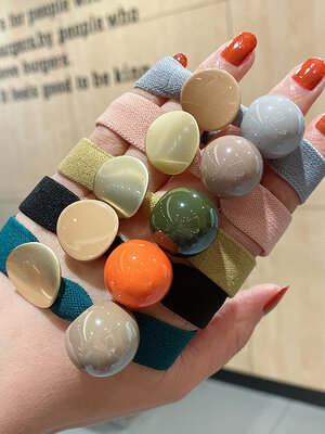 RUB-001 ยางรัดผมแฟชั่นสไตล์เกาหลี (มี 5 สีให้เลือก)