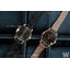CASIO รุ่น LTP-E412MGB-1ADF สีดำ กรอบทอง สายสแตนเลส สินค้าใหม่ ของเเท้ รับประกันศูนย์ CMG 1 ปี
