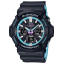 CASIO G-SHOCK รุ่น GAS-100PC-1ADR สีดำ ฟ้า สายทูโทน สินค้าของเเท้ รับประกันศูนย์ CMG