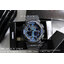 CASIO G-SHOCK รุ่น GA-100-1A2DR สีดำ น้ำเงิน สายด้าน สินค้าของเเท้ รับประกันศูนย์ CMG