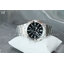 CASIO รุ่น MTP-E500D-1AVDF สายสเเตนเลส สีเงิน จอดำ สินค้าใหม่ ของเเท้ รับประกันศูนย์ CMG 1 ปี