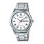 CASIO Standard รุ่น MTP-V006D-7BUDF สีเงิน หน้าปัดขาว สายสแตนเลส สินค้าใหม่ ของแท้ รับประกันศูนย์ CMG