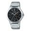 CASIO Standard รุ่น MTP-V300D-1AUDF สีเงิน หน้าปัดดำ สินค้าของเเท้ รับประกันศูนย์ CMG