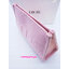 กระเป๋าเครื่องสำอาง Dior สีชมพู โลโก้ CD สีชมพู เปิดปิดด้วยกระดุมแป๊ก กระเป๋าเครื่องสำอางแยกจาก gift set (มีกล่องกระดาษบางยับบ้าง)