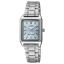 CASIO Standard รุ่น LTP-V007D-2EUDF สีเงิน หน้าจอฟ้า สินค้าของเเท้ รับประกันศูนย์ CMG