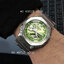 CASIO G-SHOCK รุ่น GM-2110D-3ADR จอสีเขียว กรอบ สาย สแตนเลส สินค้าใหม่ ของเเท้ รับประกันศูนย์ CMG