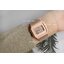 CASIO Standard รุ่น B650WC-5ADF สีพิ้งค์ โกลด์ สายเหล็ก สินค้าของเเท้ รับประกันศูนย์ CMG casio pink gold digital