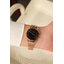 CASIO รุ่น LTP-E412MPG-1ADF หน้าปัดสีดำ สายสีพิงค์โกลด์ PINK GOLD สายสแตนเลส สินค้าใหม่ ของเเท้ รับประกันศูนย์ CMG 1 ปี