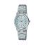 CASIO Standard รุ่น LTP-V002D-2BUDF สีเงิน หน้าปัดฟ้า สายสแตนเลส สินค้าของเเท้ รับประกันศูนย์ CMG