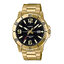CASIO Standard รุ่น MTP-VD01G-1BVUDF สายสแตนเลส สีดำ ทอง สินค้าของเเท้ รับประกันศูนย์ CMG