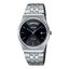 CASIO Standard รุ่น Mtp-b146d-3avdf สายสีเงิน หน้าปัดสีดำ สินค้าของเเท้ รับประกันศูนย์ CMG