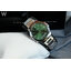 CASIO Anloq & digital รุ่น MTP-VC01D-3EUDF สองระบบ เข็ม ดิจิตอล สีเงิน หน้าปัดสีเขียว สายสแตนเลส สินค้าของเเท้ รับประกันสูนย์ CMG 1 ปี