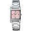 CASIO Standard รุ่น LTP-1237D-4ADF สีเงิน หน้าปัดชมพู สายสแตนเลส สินค้าของเเท้ รับประกันศูนย์ CMG