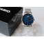 CASIO รุ่น MTP-E320M-2EVDF สีเงิน หน้าปัดสีน้ำเงิน กรมท่า สายถัก สินค้าของเเท้ รับประกันศูนย์ CMG