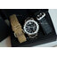 CASIO G-SHOCK รุ่น GST-B300E-5ADR สายสเเตนเลสสีเงิน พร้อมเซ็ตสาย ผ้าสีน้ำตาล สายเรซิ่นสีดำ สินค้าของเเท้ รับประกันศูนย์ CMG