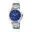 CASIO Standard รุ่น LTP-V300D-2A2UDF สีเงิน หน้าจอสีน้ำเงิน สินค้าของเเท้ รับประกันศูนย์ CMG