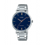CASIO Standard รุ่น LTP-VT01D-2BUDF สีเงิน หน้าปัดน้ำเงิน สายสแตนเลส สินค้าใหม่ ของแท้ รับประกันศูนย์ CMG