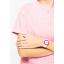 Casio Standard รุ่น LRW-200H-4BVDF สีขาว ขอบชมพู สินค้าของเเท้