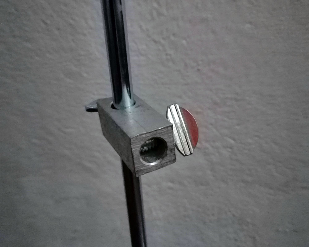 ข้อต่อแคล้มสำหรับยึดกับขาตั้ง