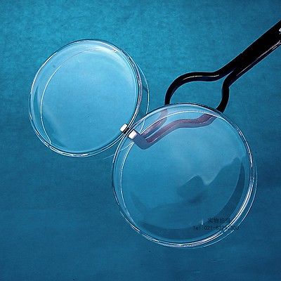 จานเพาะเชื้อแบบแก้วขนาดเส้นผ่าศูนย์กลาง10เซนติเมตรสูง1.50เซนติเมตร