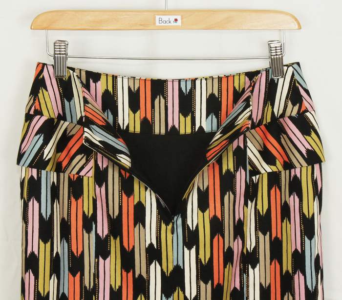 SK-203 กระโปรงแฟชั่น&ทำงาน ทรงสอบ ผ้าคอตต้อนญี่ปุ่นพิมพ์ลายกราฟฟิกหลากสี