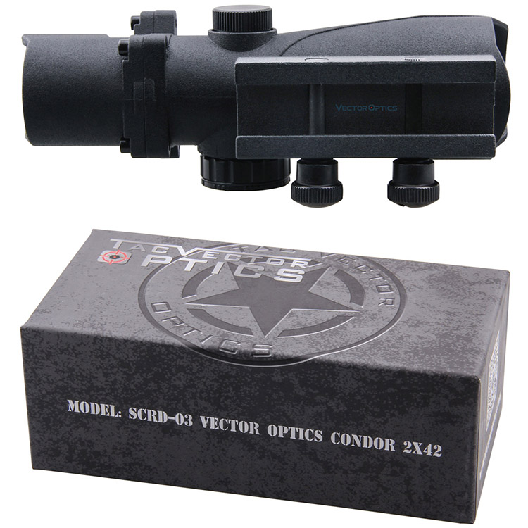 VECTOR OPTIC Red Dot กล้องจุดแดง CONDOR 2x42 Red Dot Sight ทนรีคอยล์ถึง ลูกซอง