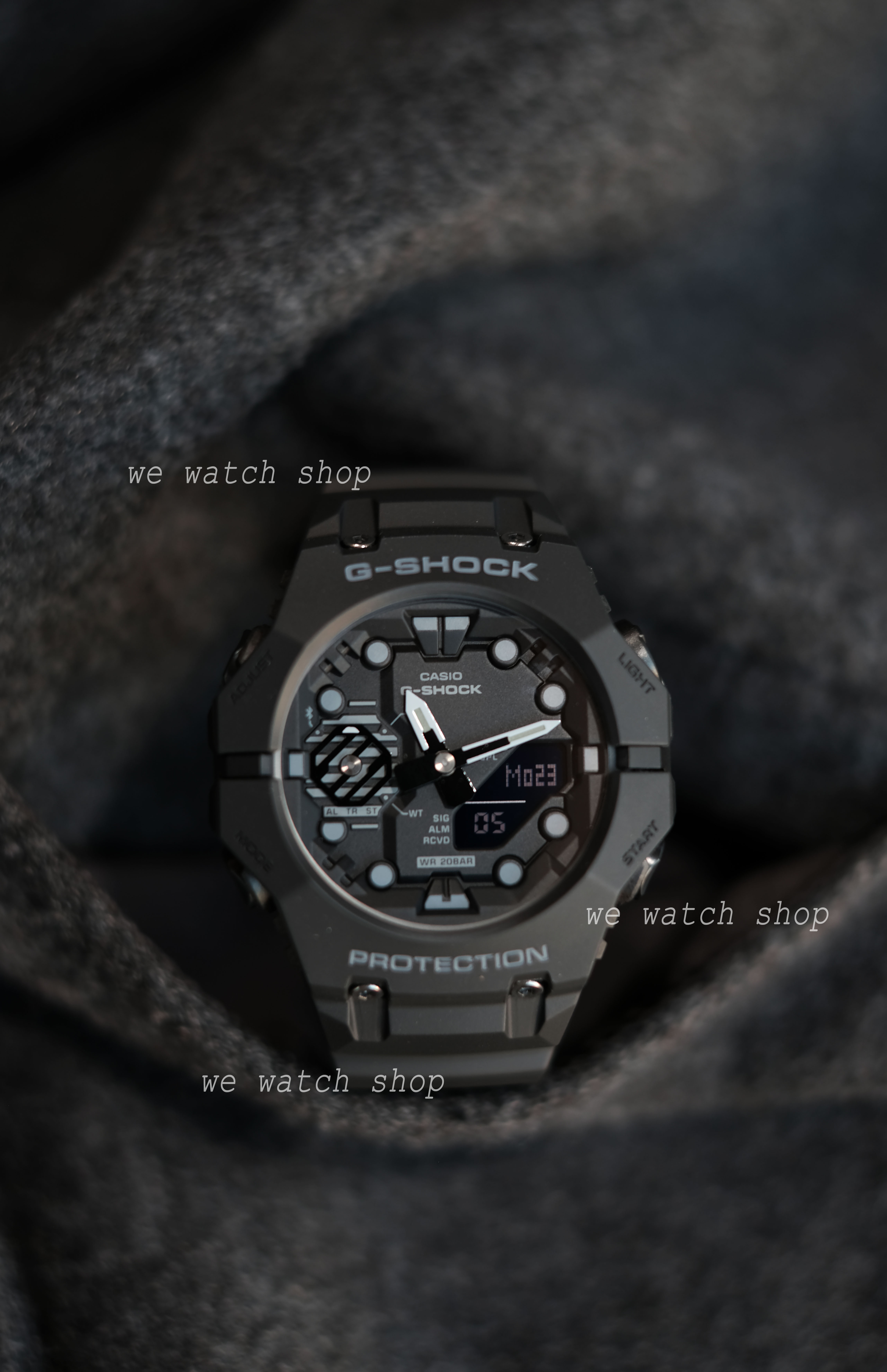 CASIO G-SHOCK รุ่น GA-B001-1ADR สีดำ สายด้าน สินค้าของเเท้ รับประกันศูนย์ CMG 1ปี