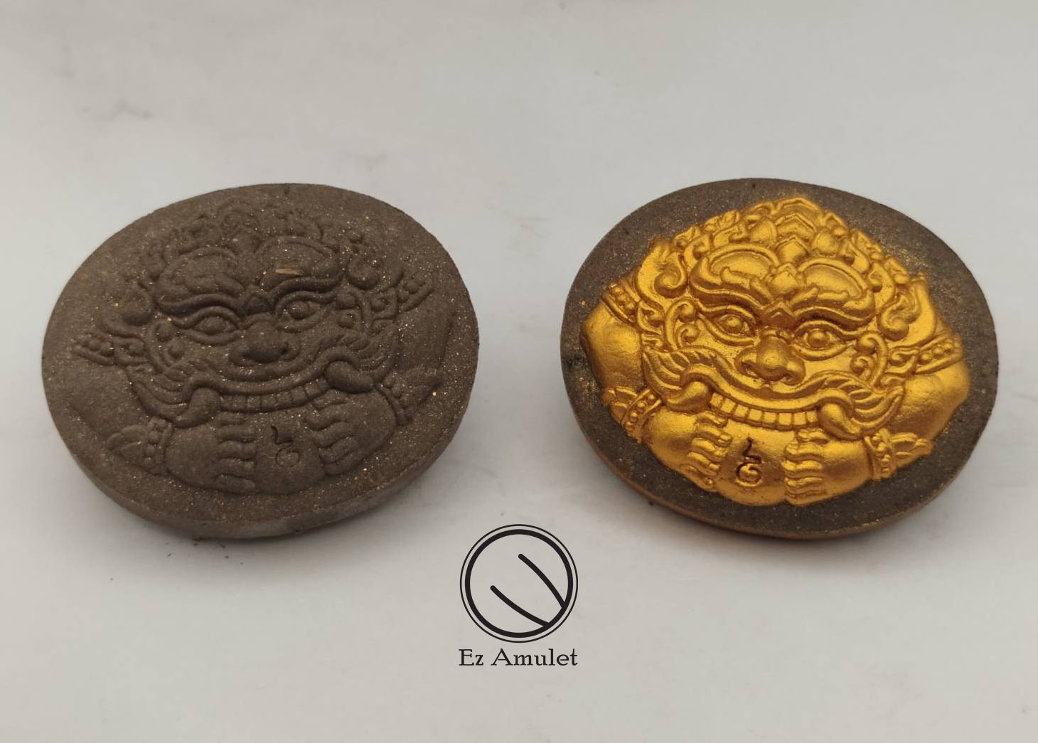 พระราหูเหนือดวง เนื้อผง อาจารย์เปลี่ยน ฤกษ์เสาร์5