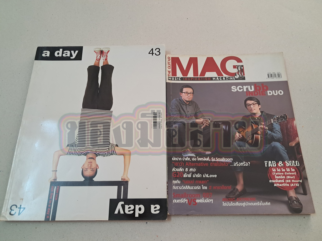 Magazine a day+the guitar mag
