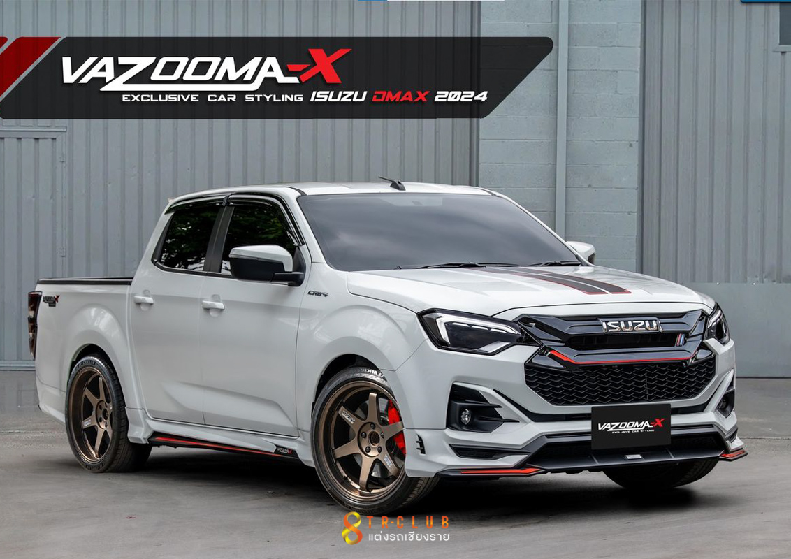 ชุดแต่งสเกิร์ตรอบคัน VAZOOMA-X สำหรับ ALL NEW D-MAX 2023 (ตัวเตี้ย)