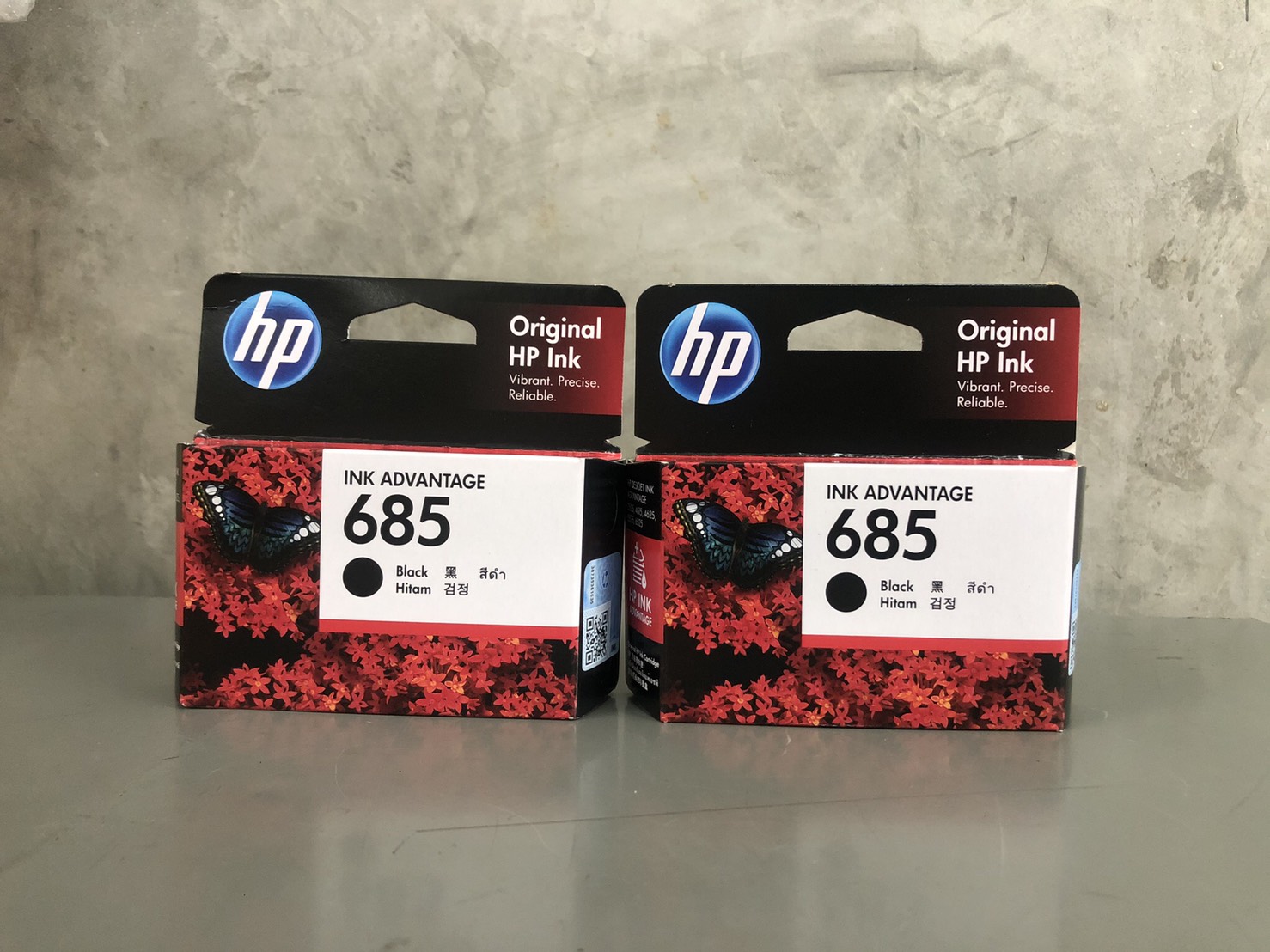 HP 685 Black ตลับหมึกอิงค์เจ็ท สีดำ ของแท้ Black Inkjet Cartridge (CZ121A)