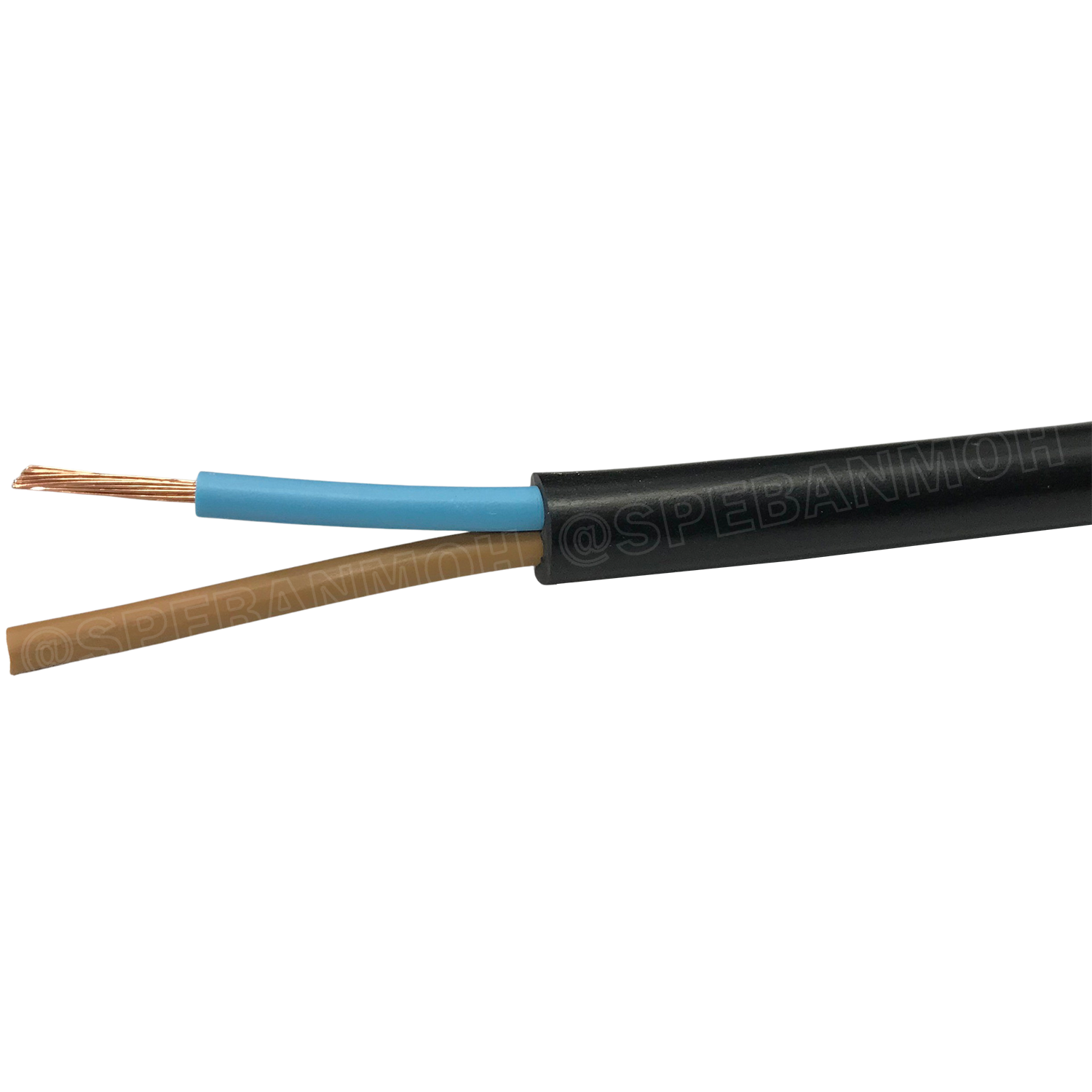 [ 2 เมตร ] VCT-2x1.5 สาย VCT 2C X 1.5 sq.mm สายอ่อน 2 คอร์ Size 1.5 sq.mm VCT AC Power Cable สายไฟ AC สายปลั๊ก IEC53 สายมาตรฐาน มอก. TIS 11-2553 2x1.5 สายไฟเอซี สายไฟบ้าน VCT Cable Flexible Cable สายไฟ ฉนวนPVC สายไฟอ่อน