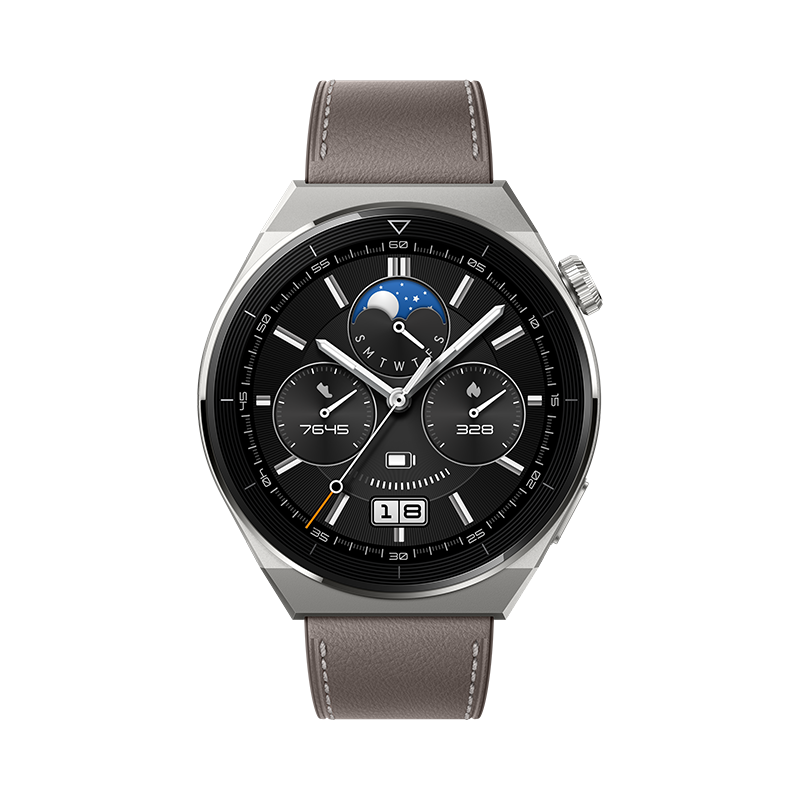 HUAWEI WATCH GT 3 Pro Titanium วัสดุ Nanocystalline Ceramic การวัดคลื่นไฟฟ้าหัวใจ ECG1 รับประกัน 1 ปี