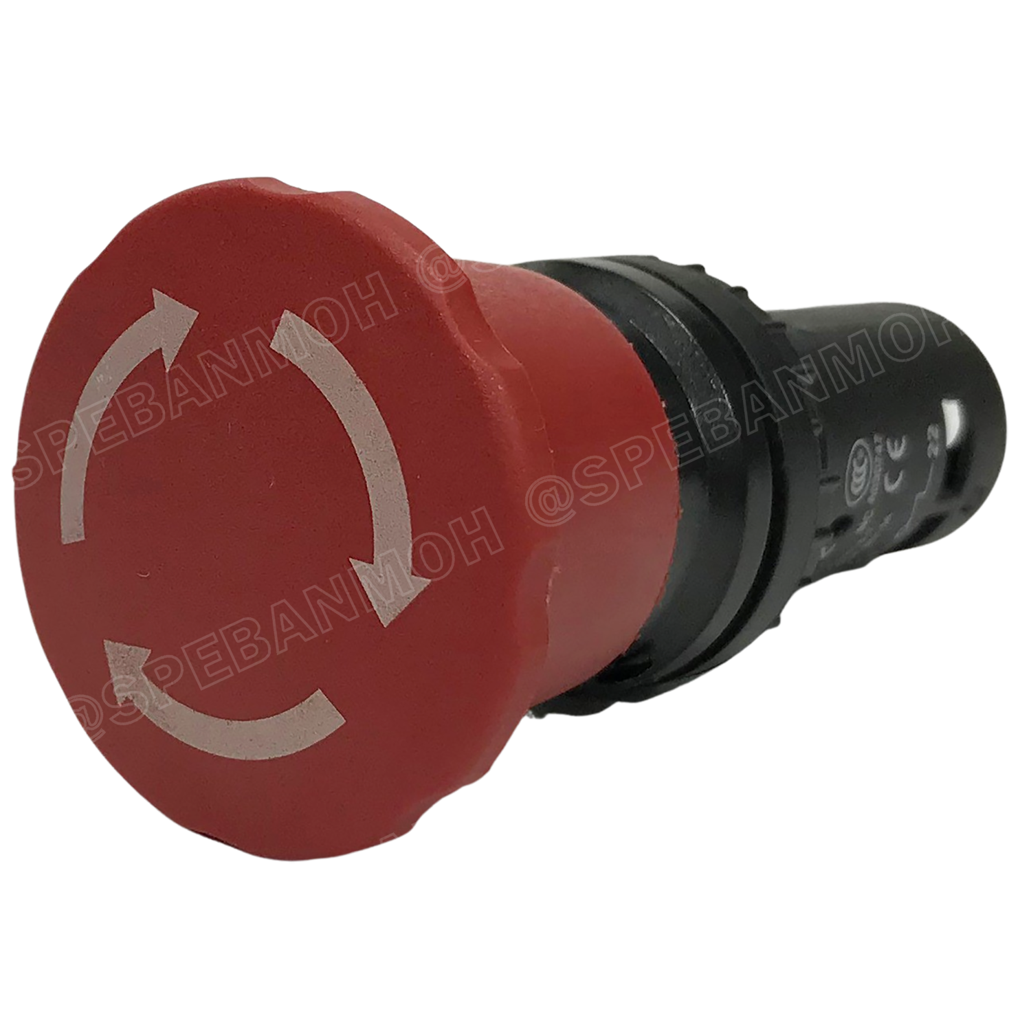 [ 1 ชิ้น ] EB2F-11ZS-40R สวิทช์ฉุกเฉิน EB2F 11ZS 40R 22มิล สวิท EB2F บิดล็อค แบบล็อคค้าง บิดล็อค Emergency Stop Mushroom Push Button Switch สวิท ปิด เปิด ON-OFF 1NO 1NC กดปิด บิดเปิด หัวเห็ดแดง สวิทช์ฉุกเฉินแดง สวทิช์หยุดเครื่อง สวิท Stop สวิตกดหยุด สวิตช