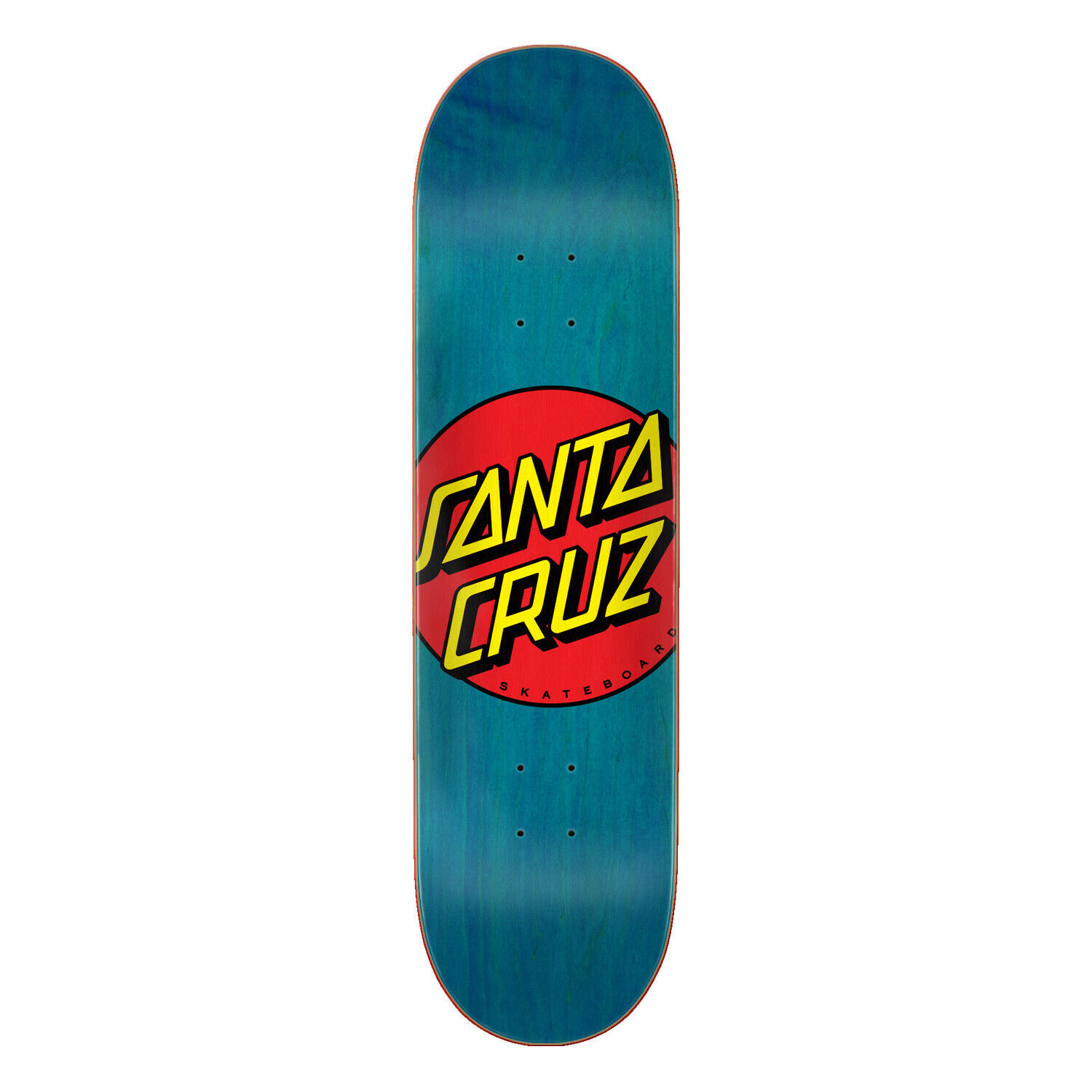 Santa Cruz Classic Dot Blue Skateboard Deck 8.5"
