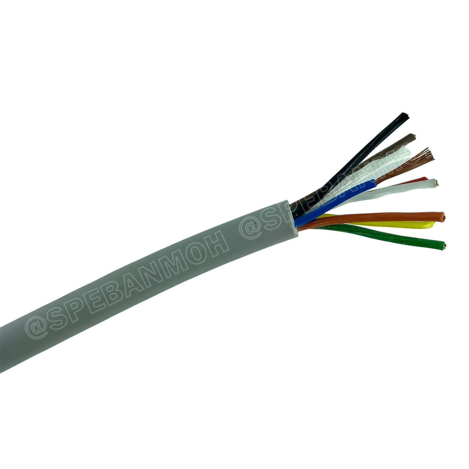 [ 100 เมตร ] SJK 8C x 0.75 Sq.mm. สายมัลติคอร์ 8 คอร์ Multicore Cable สาย AV Control Cable SJK สาย คอนโทรล 0.75 sq.mm. Multi Core Cable 0.75mm² Control Signal Power Control Cable Control Wire สายคอนโทรล สายมัลติคอ สายสัญญาณ สายคอนโทรล เบอร์ 0.75 มม²