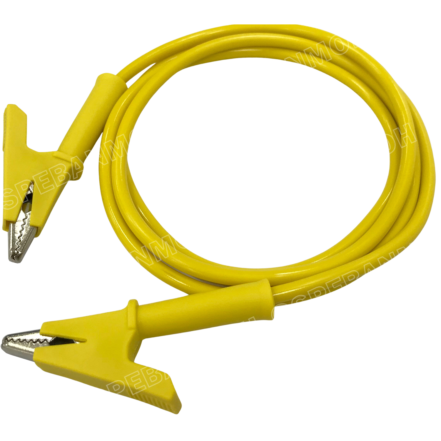 [ 1เส้น ] ALW-70036 สีเหลือง Yellow สายปากคีบ Alligator Clip 10A 1เมตร Size 1.0mm² สายปากคีบ สายแทส Alligator Clip Wire สายปากคีบ หัวท้าย ขนาด 1.0sq.mm ยาว 1M สายทดสอบ Lap Test สายไฟ ปากคีบ หัวท้าย Test Lead สายไฟอเนกประสงค์ สายหนีบ สายไฟทดสอบ