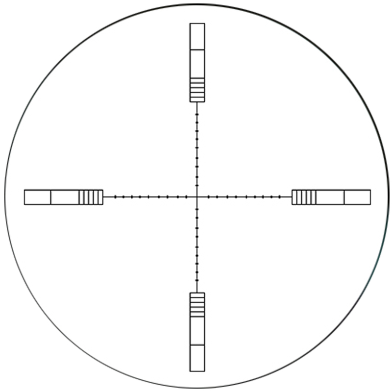 กล้องติดปืน กันน้ำ กันกระแทก มีไฟเส้นเล็ง T-EAGLE R 4 16X44 AOE HK SCOPE