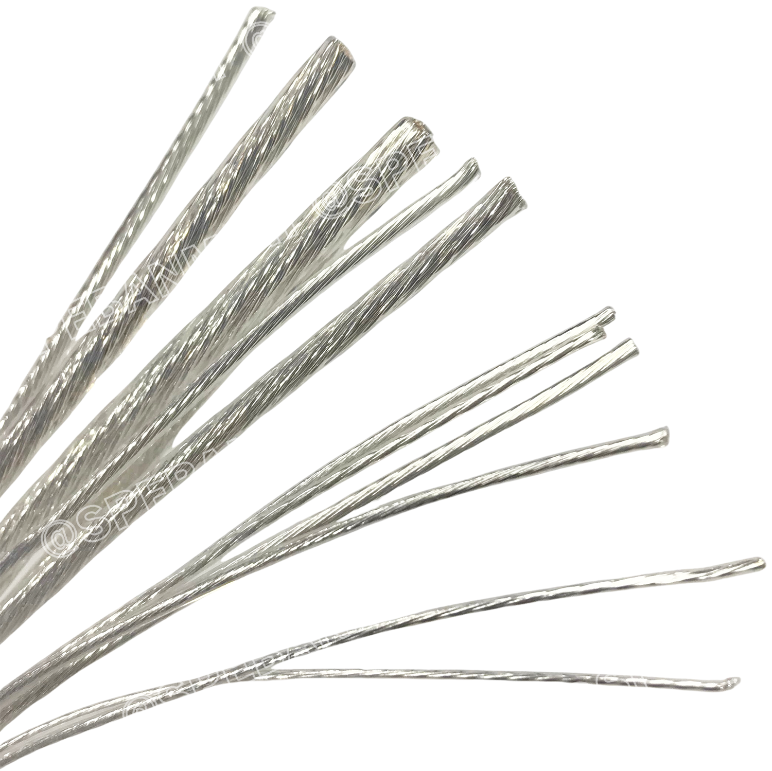 [ 1 เมตร ] FF 2.5 mm² สายสัญญาณเงินเดี่ยว Silver Cable ลวดเงิน ทองแดงแท้เคลือบเงิน สำหรับงานเครื่องเสียงรถยนต์ เครื่องเสียงบ้าน Copper Silver Plate ลวดทองแดงเคลือบเงิน สายสัญญาณเงิน Silver Cable Audio