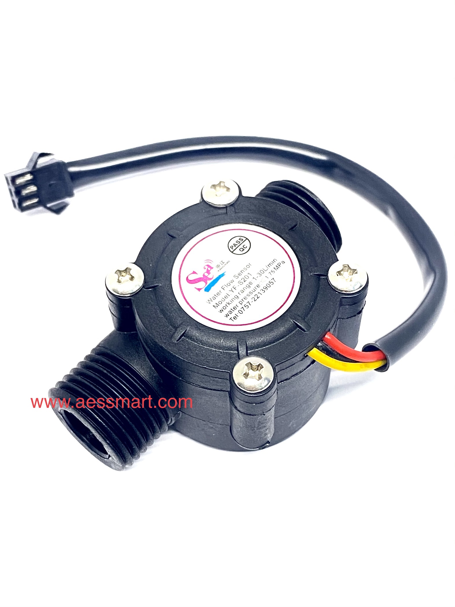 S367 : Water Flow Sensor Flowmeter Hall Water control 1-30L/min 2.0MPa