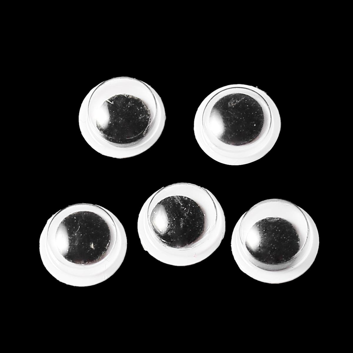 ลูกตากลิ้ง ขาวดำ ด้านหลังมีกาวลอกติด