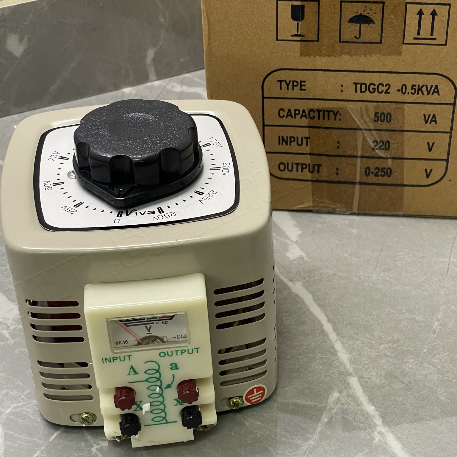 เครื่องปรับแรงดันไฟ AC Single Phase Voltage Regulator / Automatic Voltage Regulator (Viva) TDGC2 series, SVC series