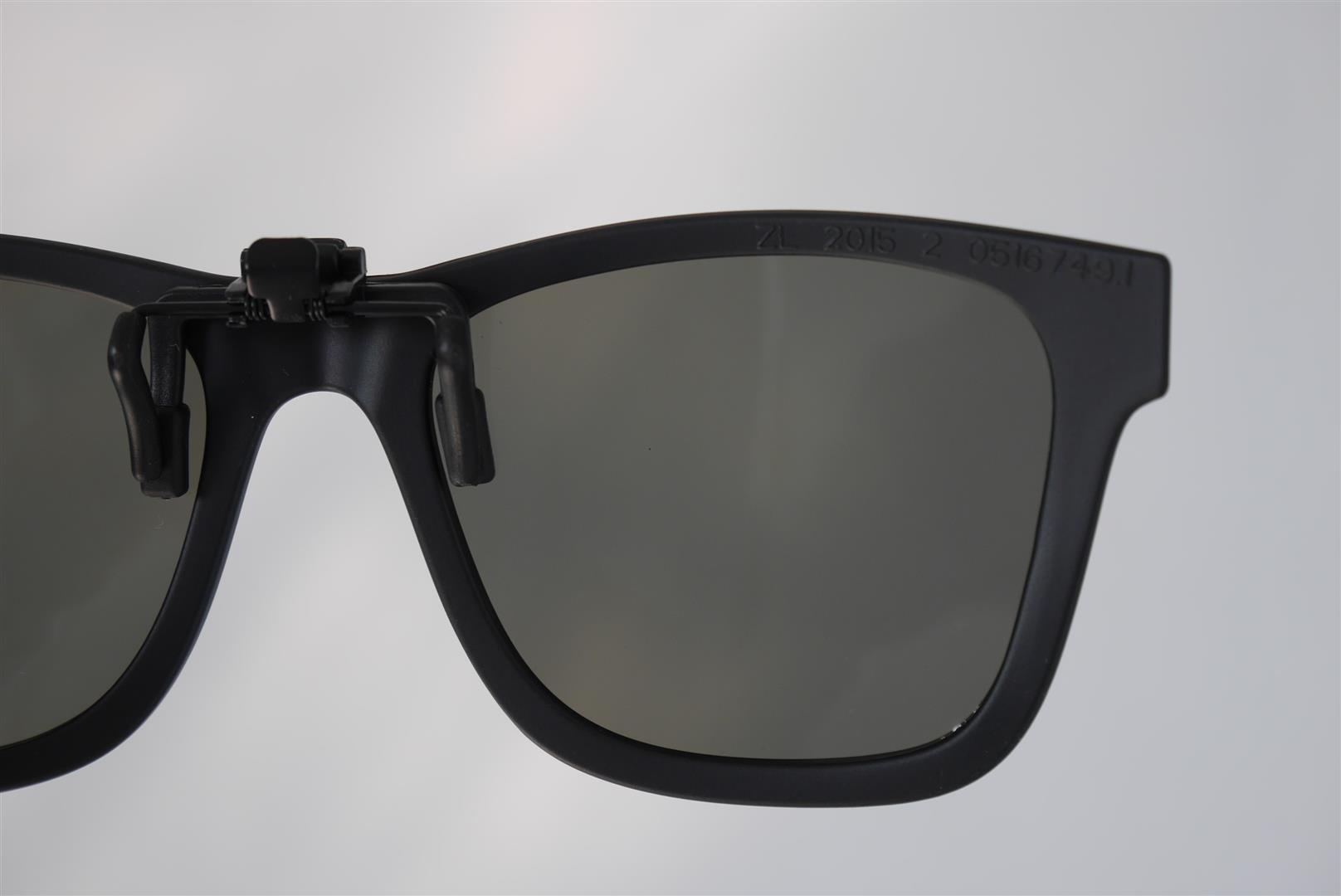 คลิปออนกันแดด Clipsster รุ่น Wayster O Signature Edition กรอบดำเลนส์เทาเขียว