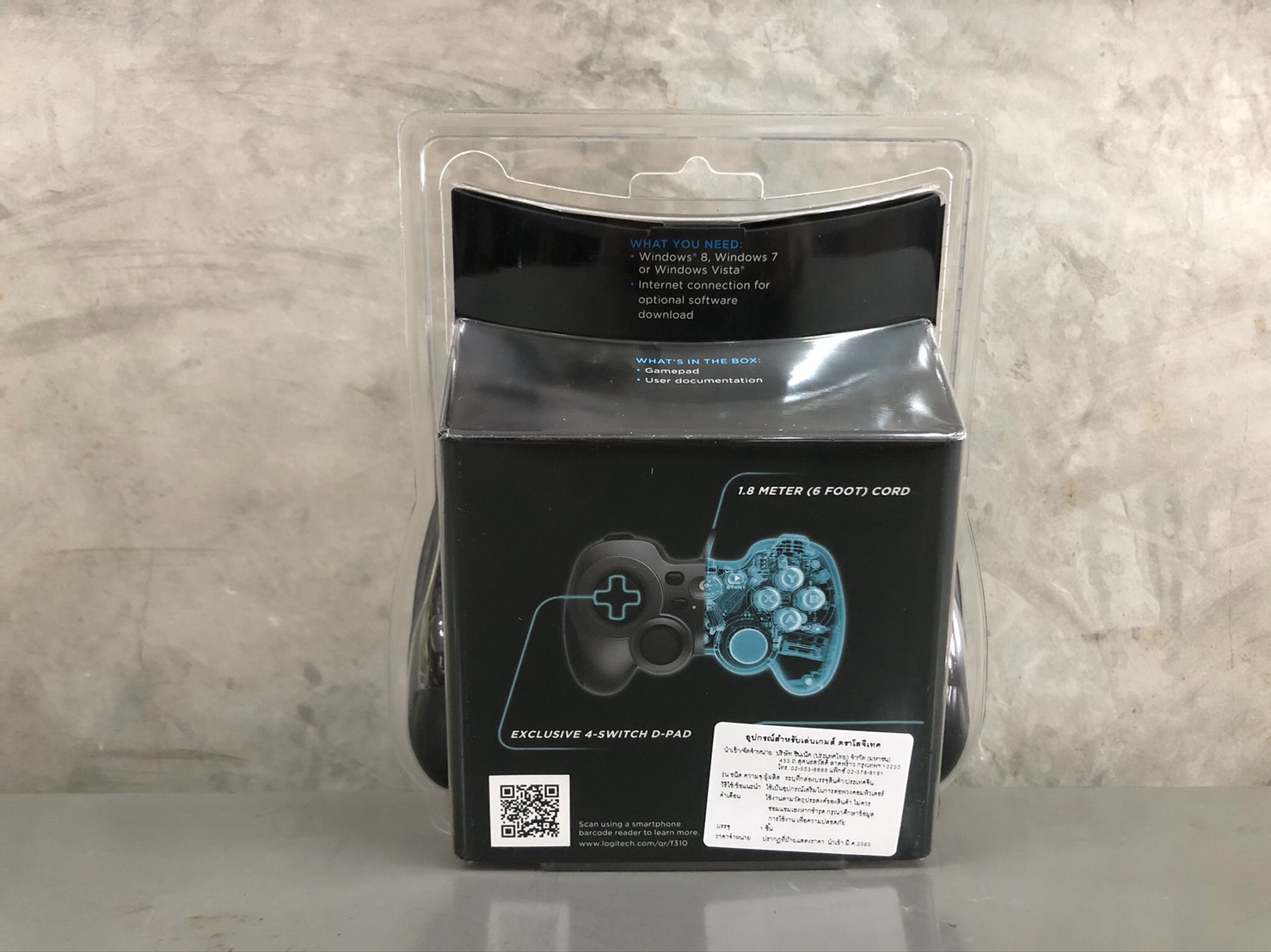 Logitech F310 Gamepad เพื่อความมันสในการเล่นเกมใช้ได้กับเครื่อง PC รับประกัน 2 ปี