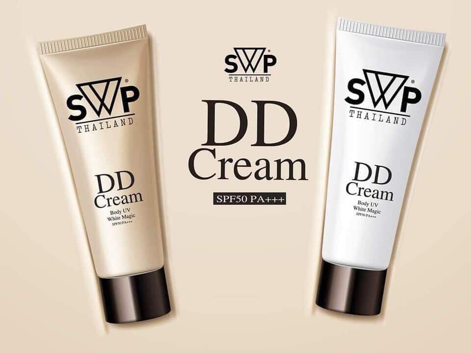 SWP DD Cream Body UV White Magic ดีดี ครีม บอดี้ ยูวี ไวท์ เมจิก สี Peach