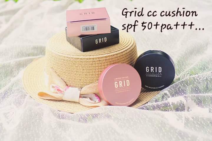 แป้ง Grid Solution CC Cushion SPF 50+ PA+++