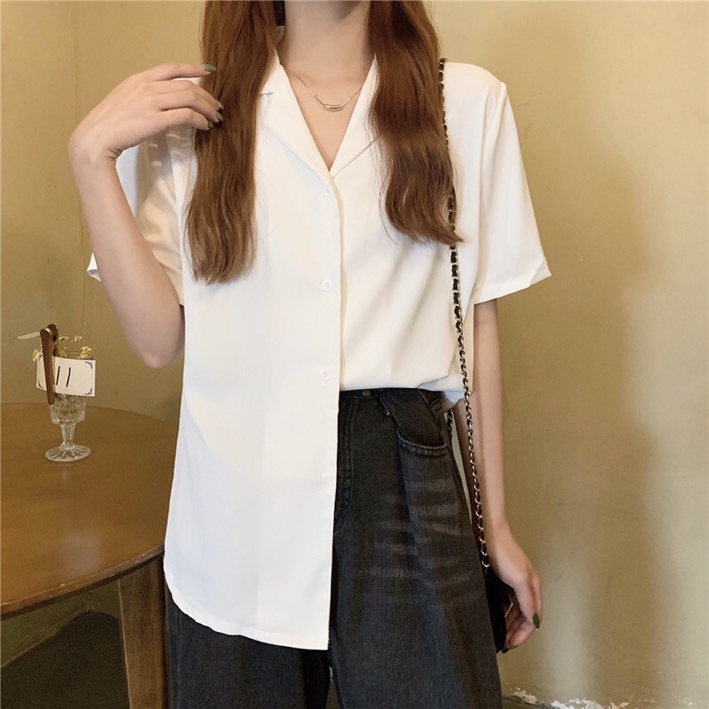 Hanako shirt เชิ้ตคอปกฮาวาย แขนสั้น