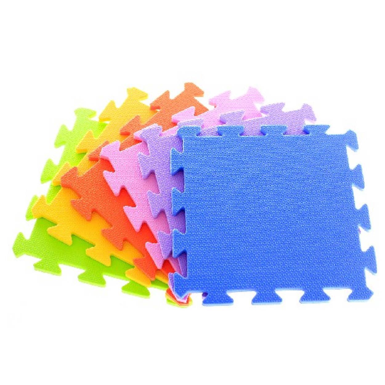 โฟมยาง แผ่นโฟม ASTA โฟมปูพื้นสี 30 x 30 ซม. (1 ชุด 6 แผ่น) คละสี