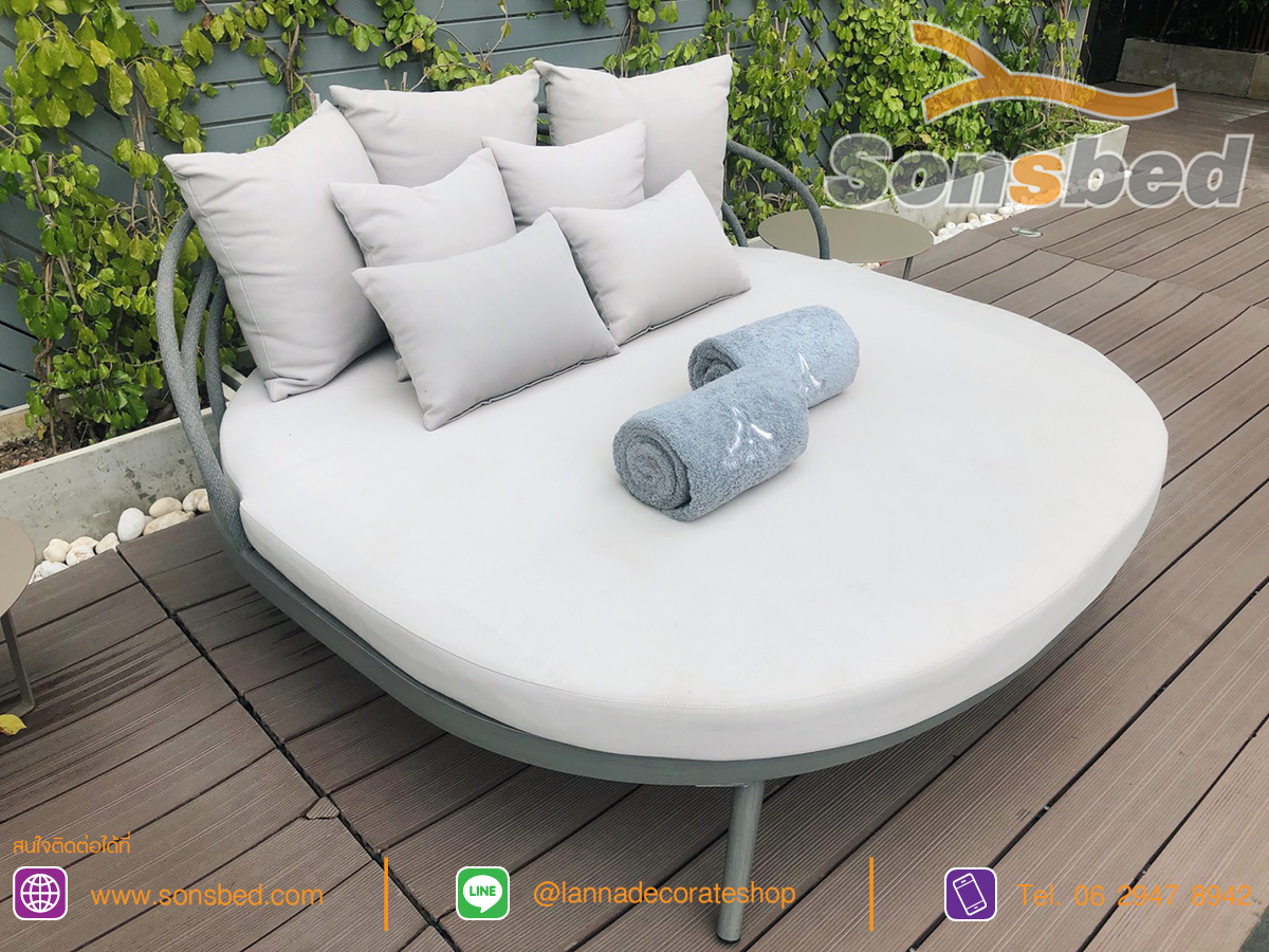 Day Bed รุ่น Summer สีครีม